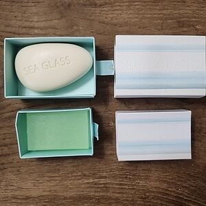 Luxurious Sea Glass Glycerin Hydrating Face Soap & Organic Shea Butter Body Soap